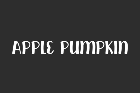 Apple Pumpkin: A Seasonal Display Font for Modern Holiday Design