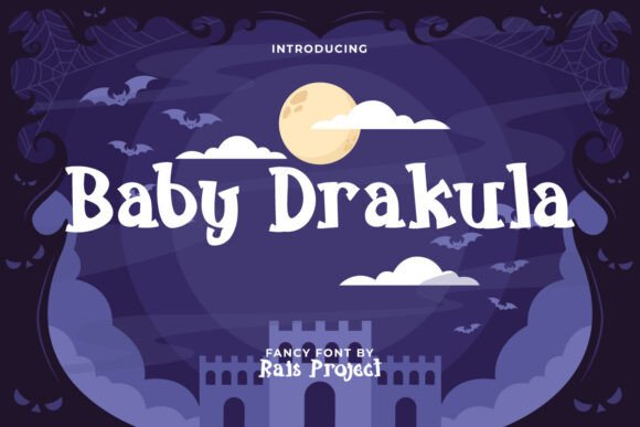Baby Drakula: Cute & Fancy Comic Font