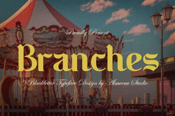 Branches: Integrating a Distinctive Blackletter Display Font into Modern Design Workflows