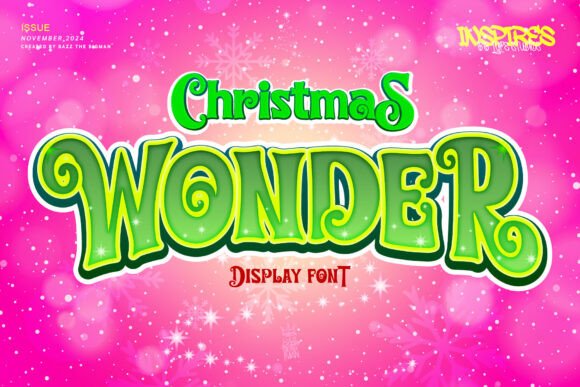 Christmas Wonder: Elevating Holiday Design with Festive Typography