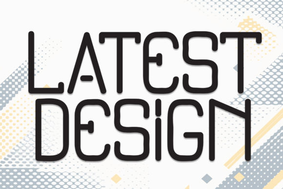 Evaluating Latest Design: A Bold Display Font for Modern Visual Communication