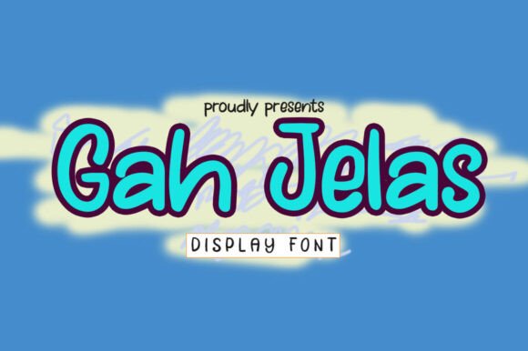 Gah Jelas: Strategic Typography for Approachable Brand Communication