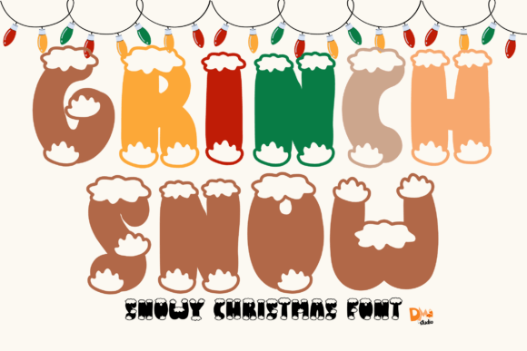 Grinch Snow: A Playful Winter Font