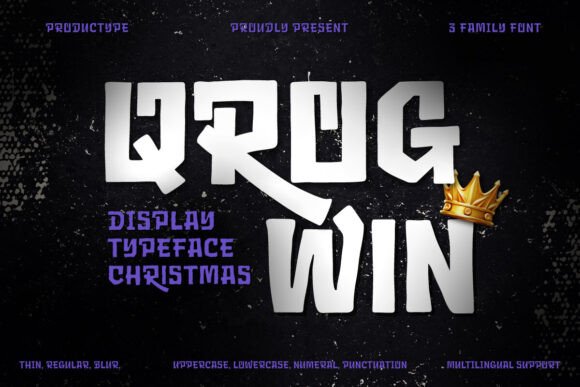 Qrog Win: The Ultimate Christmas Display Font