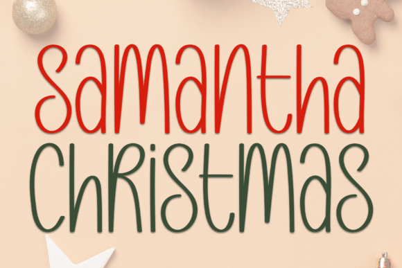Samantha Christmas: Bold Marker Font for Fun Designs