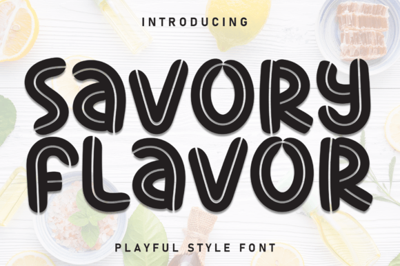 Savory Flavor: The Art of Handcrafted Typography in Modern Design