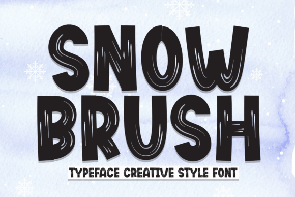 Unleashing Creativity: A Comprehensive Guide to the Snow Brush Font
