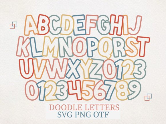 Unlock Creativity With Doodle Letters Font