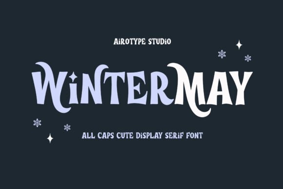 Winter May: The Bold, Bouncy Display Font for Festive Designs